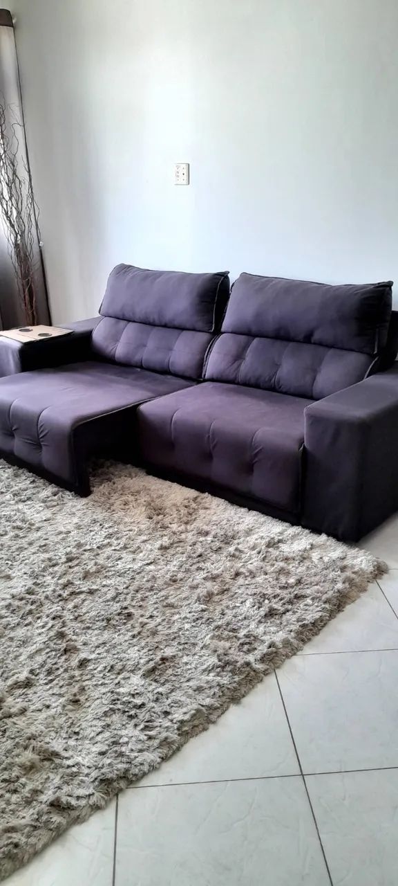 4-Seat Black Reclining Sofa64728843540481123
