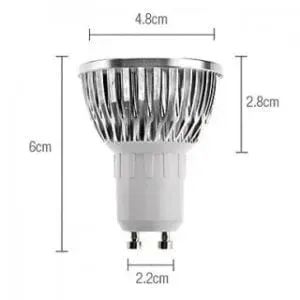 Led Dicroica 3w Gu10 Branco Frio Spot 3w - Foto 2