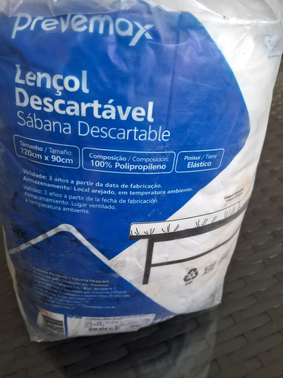Lençol em TNT para Macas e Colchões Embalagem com 100 unidades  - Foto 3
