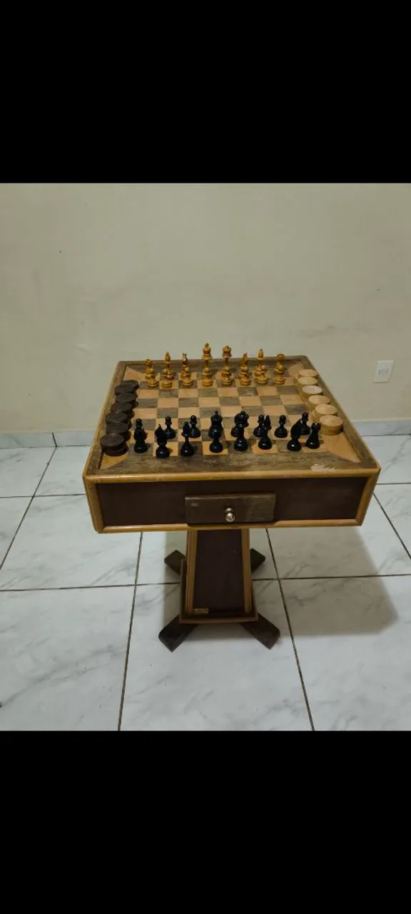 Mesa de Xadrez e Damas