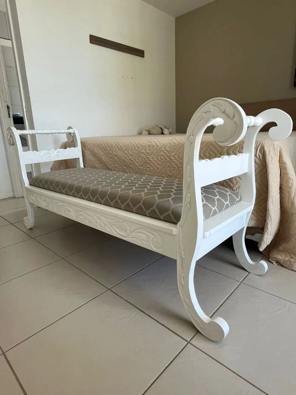 Recamier sofa antiga - Foto 4