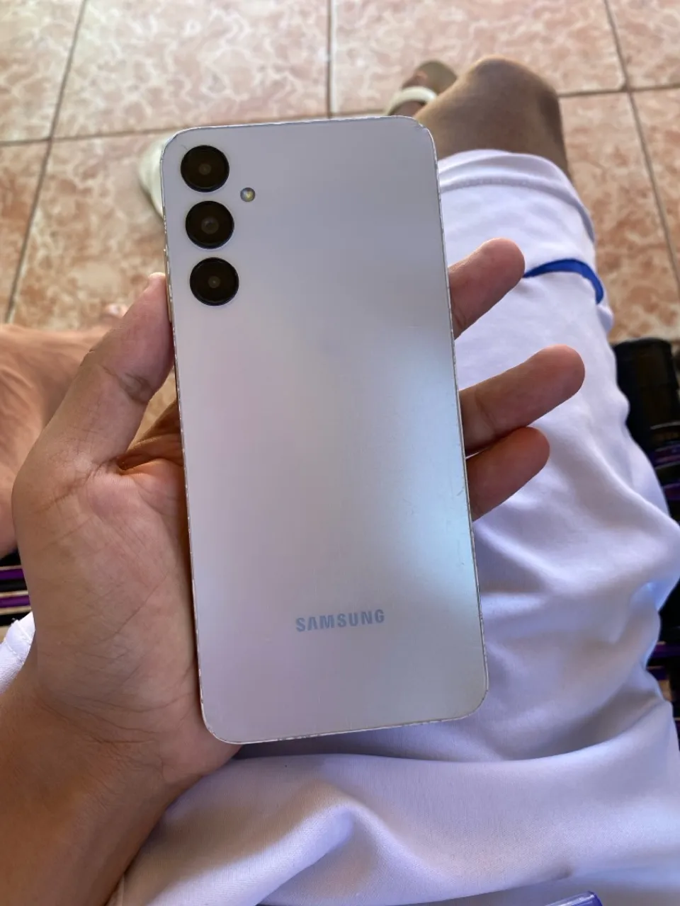 Vendo Samsung A05s com display queimado 