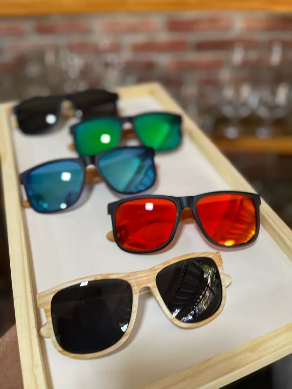 Óculos de sol - Linha madeirado - Foto 5