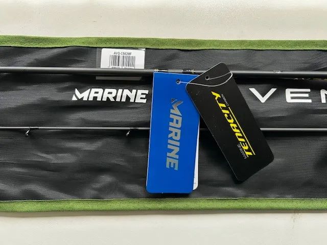 Vara para carretilha Marine Sports Avenger 5'6" (1,68m) 17Lbs AVG-C562 MF 02 Partes - Foto 6