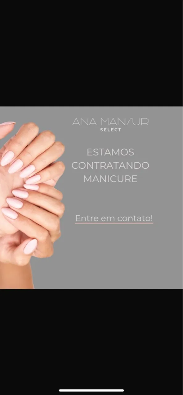 CONTRATANDO MANICURE E CABELEIREIRO
