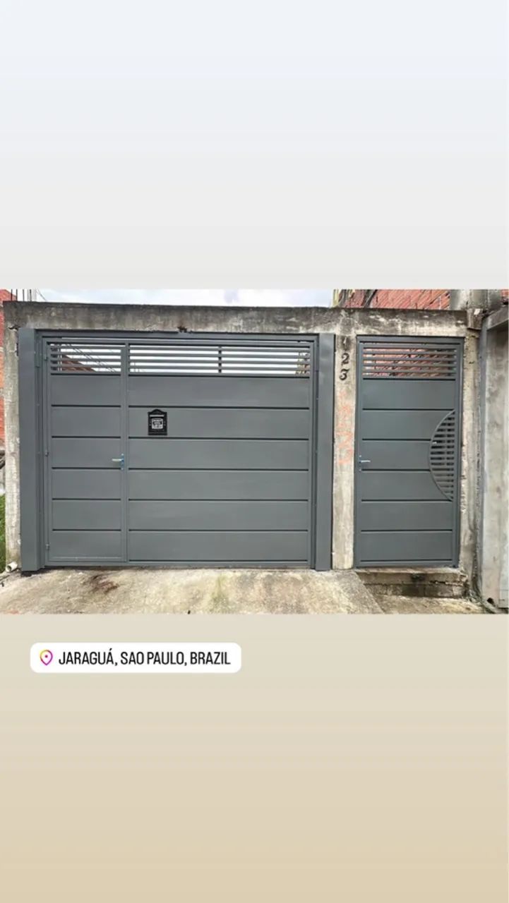 Portões basculante sob medida ( parcelamos até 18x no cartão )