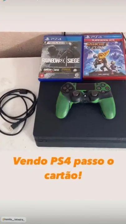 Vendo PS4 + Jogo + Controle