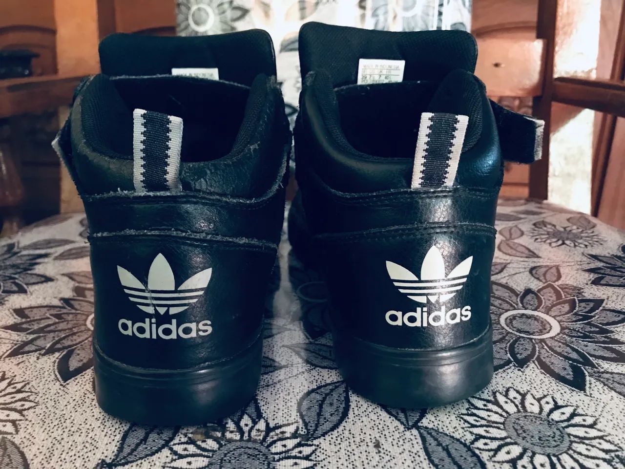 Adidas Black Midd   Em Couro *.   39 - Foto 3