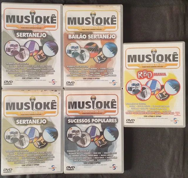 Karaokê, Multiokê, Musiokê, Dvdokê - Vendo Separado -Leia - DVD
