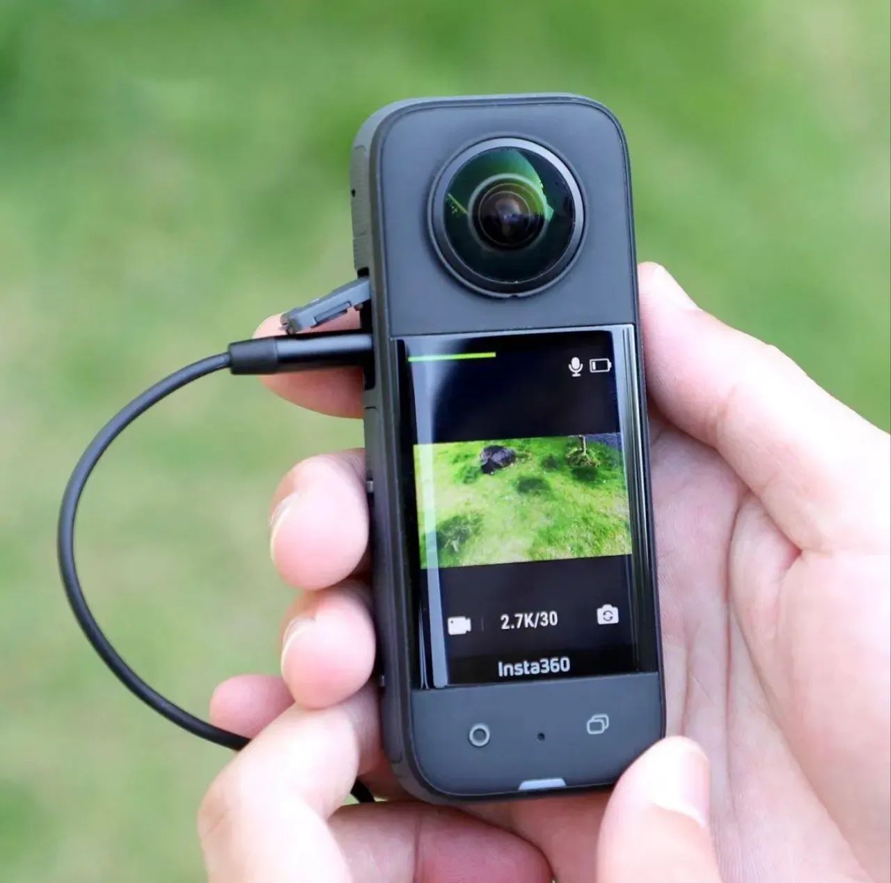 Microfone Lapela Usb-c Para Insta360 X3 e X2 - Foto 2