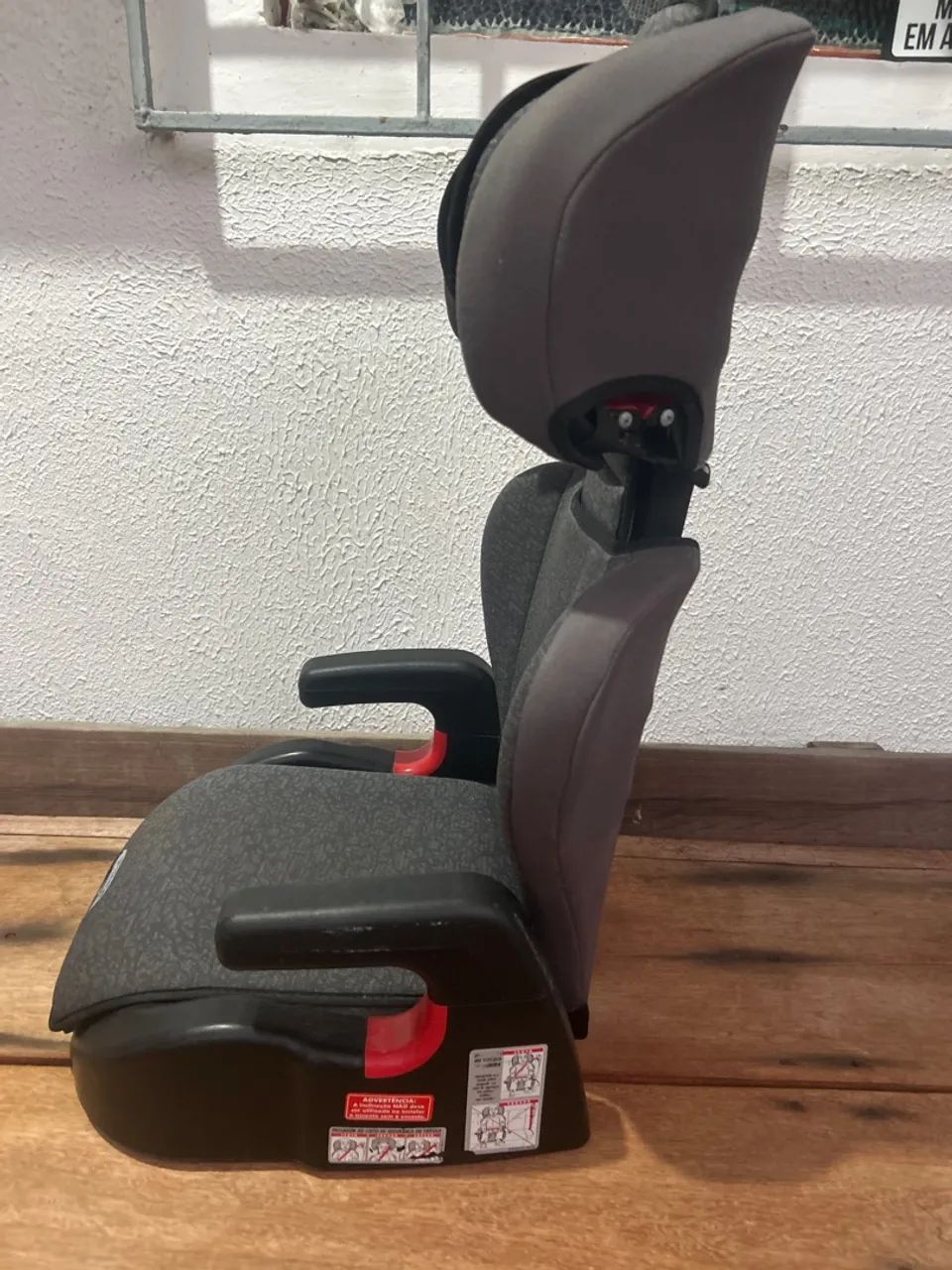   Cadeira usada Para Auto Protege Reclinável 15-36 Kg Mesclado Cinza - Foto 2