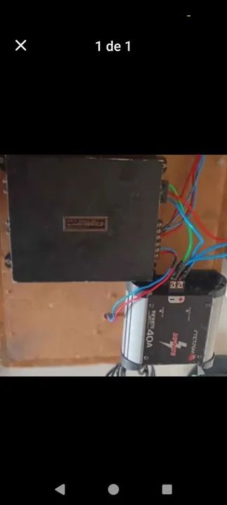 Módulo 1200 rms e fonte de 40a