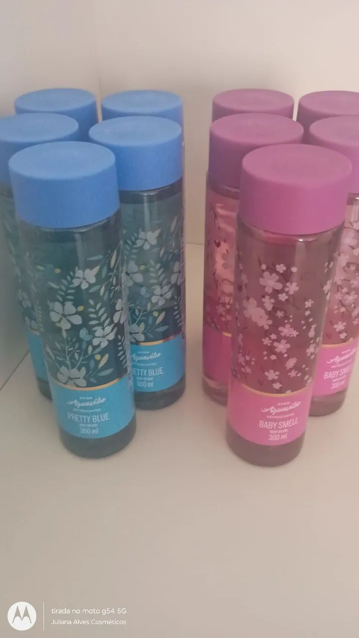 Perfume Aquavibe - Pretty Blue e Baby Smell No atacado kit com 10 unidades 