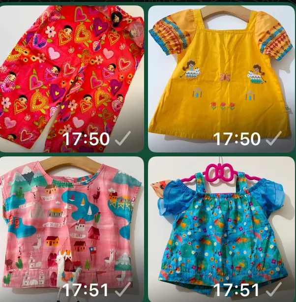 Kit de roupinhas infantil menina