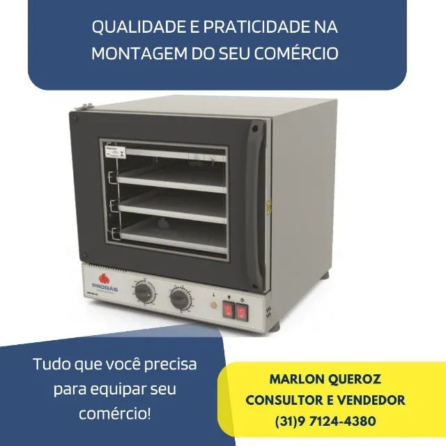 Forno Turbo Elétrico Fast Oven Progas 127v-220v