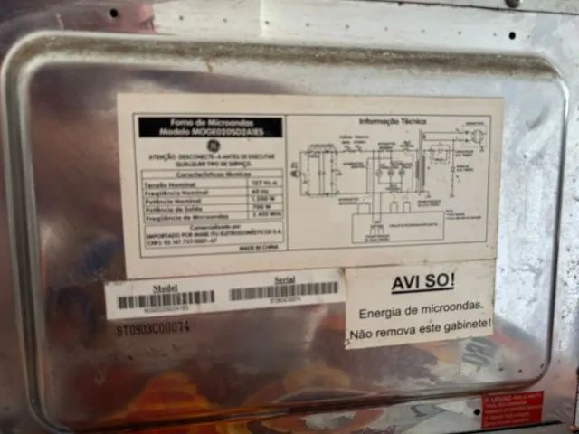 Microondas 25 litros (com defeito, mas em funcionamento) - Foto 2
