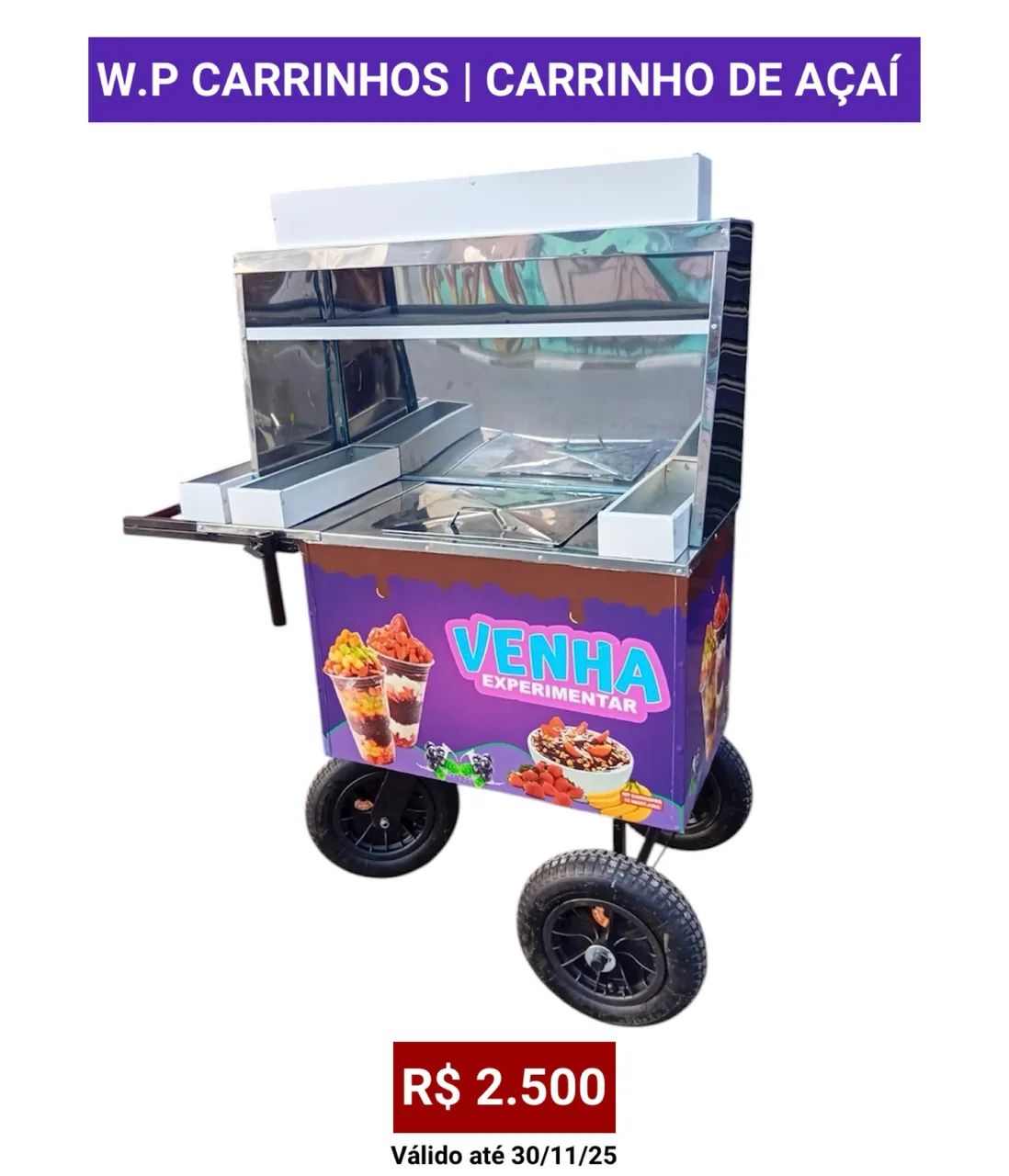 Carrinho de açaí 
