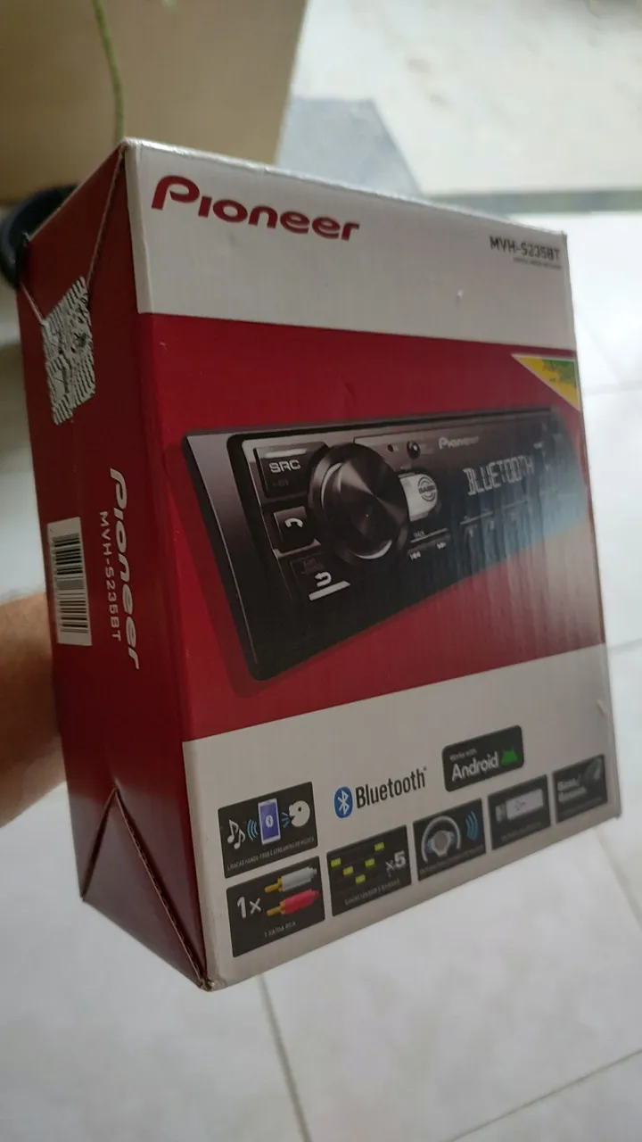 Pioneer MVH-s235bt novo top