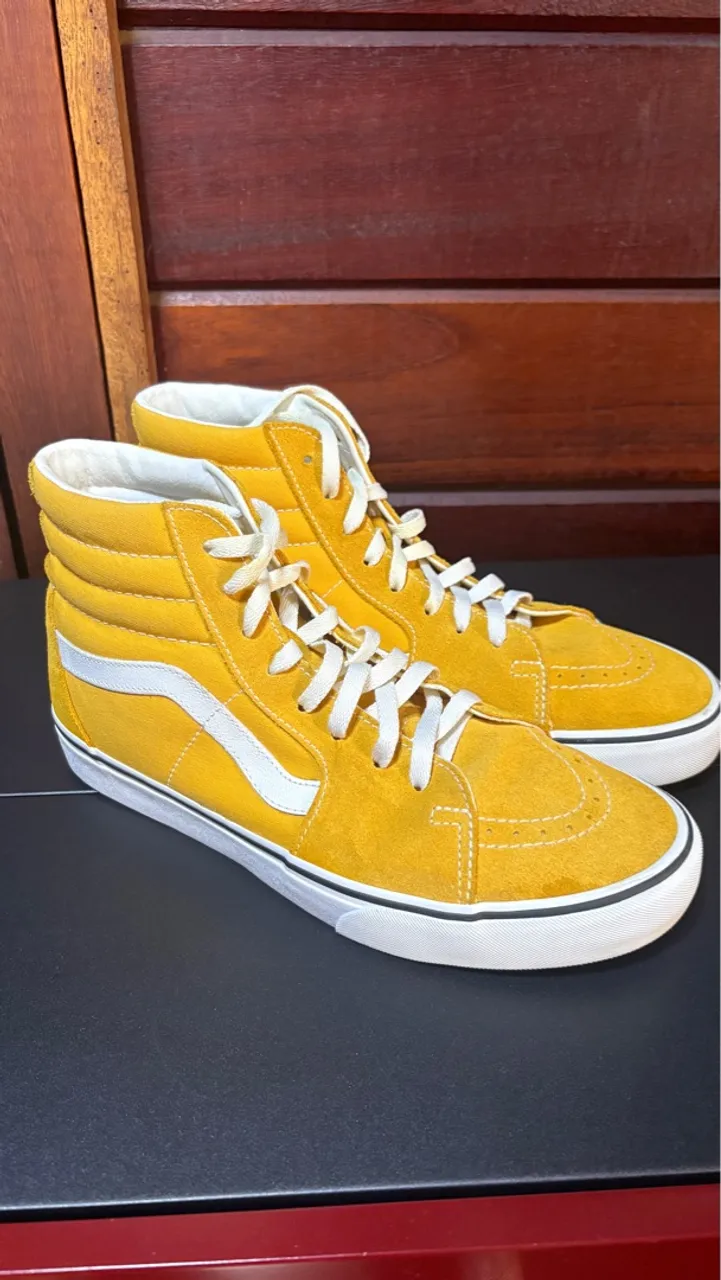 Tênis Vans Sk8-Hi Amarelo