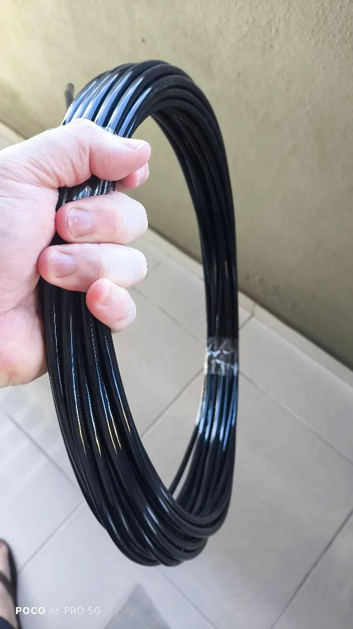 20m de Cabo Elétrico Flexível Sil 10mm - Novo