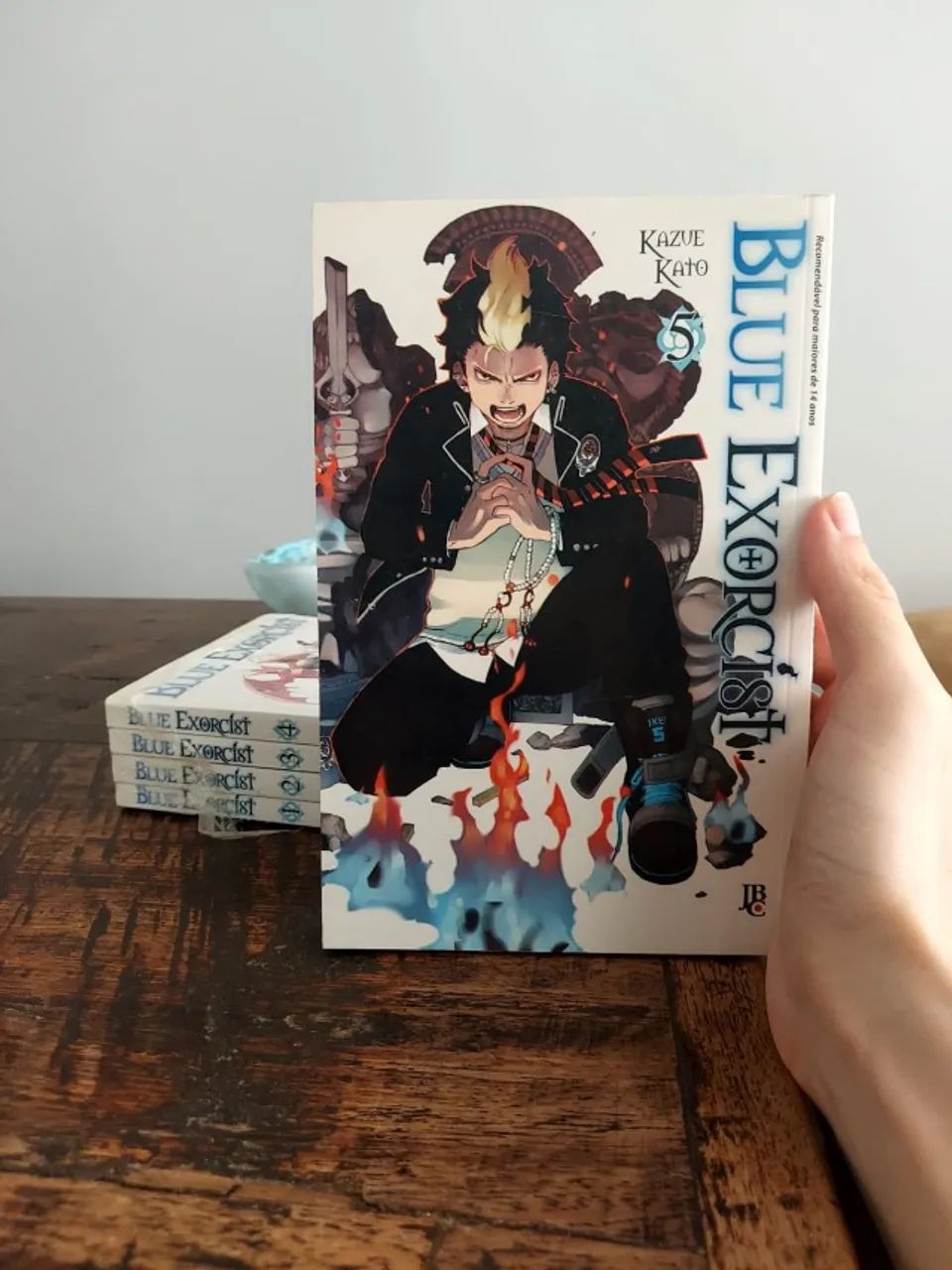 Mangás Blue Exorcist/ Ao no Exorcist Volume 1 ao 5 - Foto 2