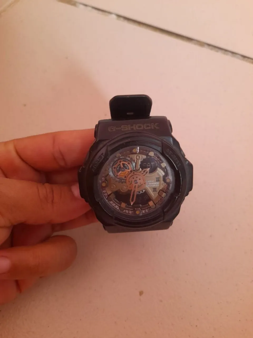 Relógio G-Shock Preto Analógico e Digital