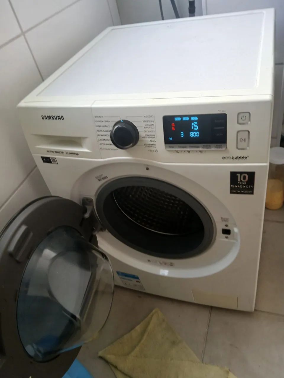 Máquina de Lavar e Secar Samsung EcoBubble 10kg - Foto 4