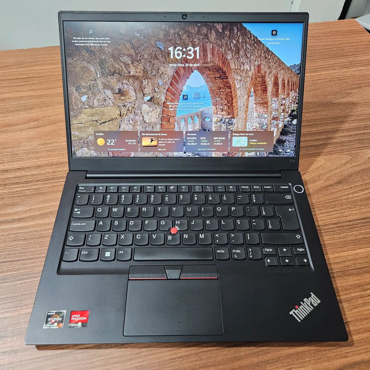 Lenovo Thinkpad E14 Gen3 AMD Ryzen 7 5700U 16GB 512GB Tela 14 FHD