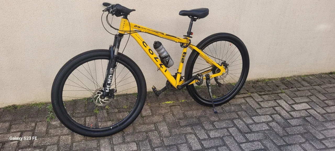 Bicicleta Colli 29er Amarela - Perfeita para Trilhas!