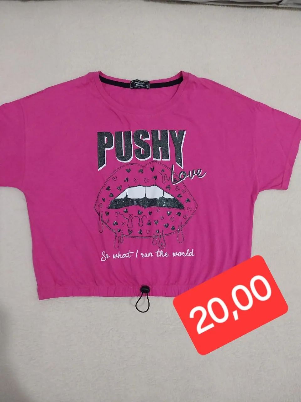 2 Camiseta Cropped Live Free Infantil - Foto 2