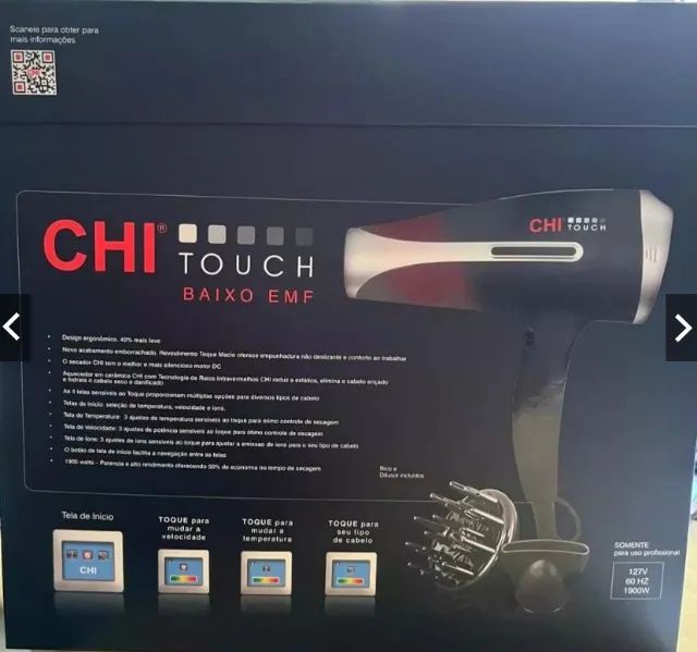10 Secadores Digitais 1900W CHI USA 127V NOVO - Foto 4