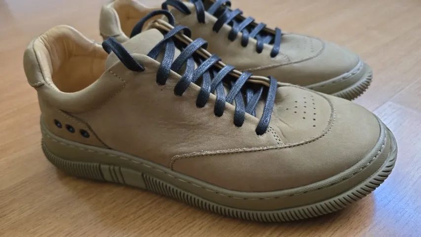Tênis Osklen Hybrid Laces Nobuck Monochromatic Masculino - Cáqui