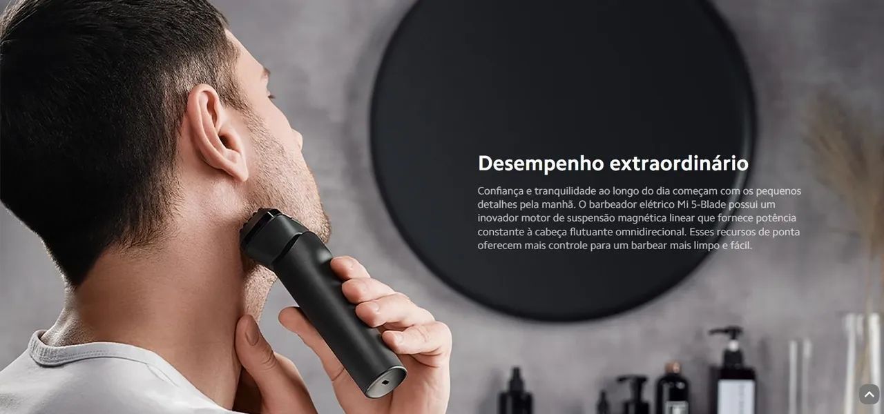 Aparelho de Barbear Elétrico Xiaomi Mi 5-Blade - Foto 4