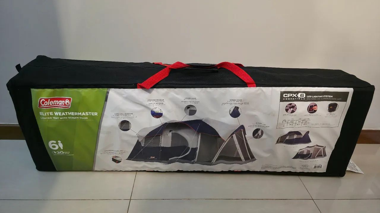 Barraca de camping Coleman Elite Weathermaster 6 pessoas - NOVA - Foto 4