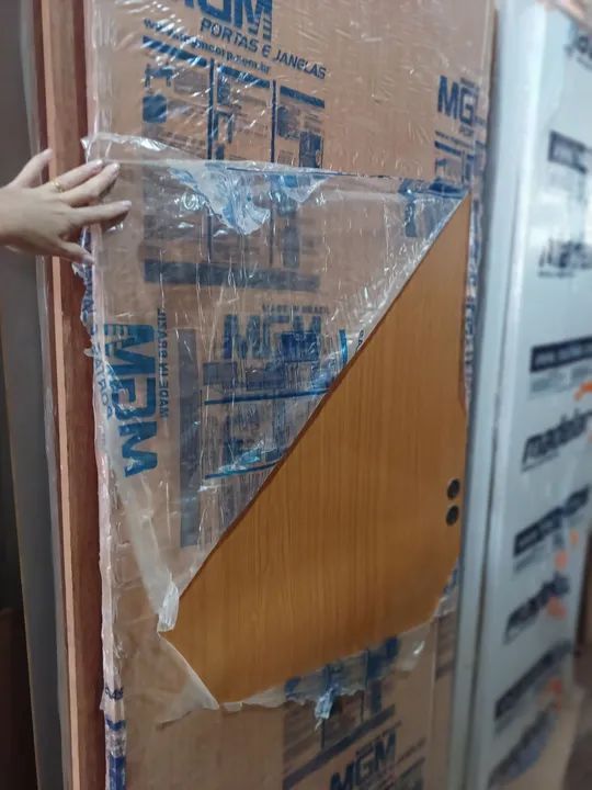 Portas semi ocas  Nova  com pequenas Avarias 100,00 - Foto 4