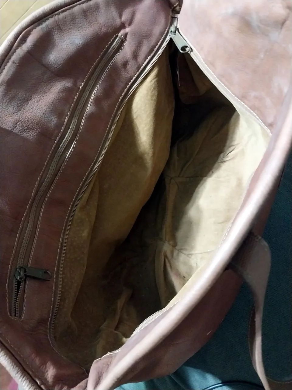 Bolsa de Couro Marrom  - Foto 4