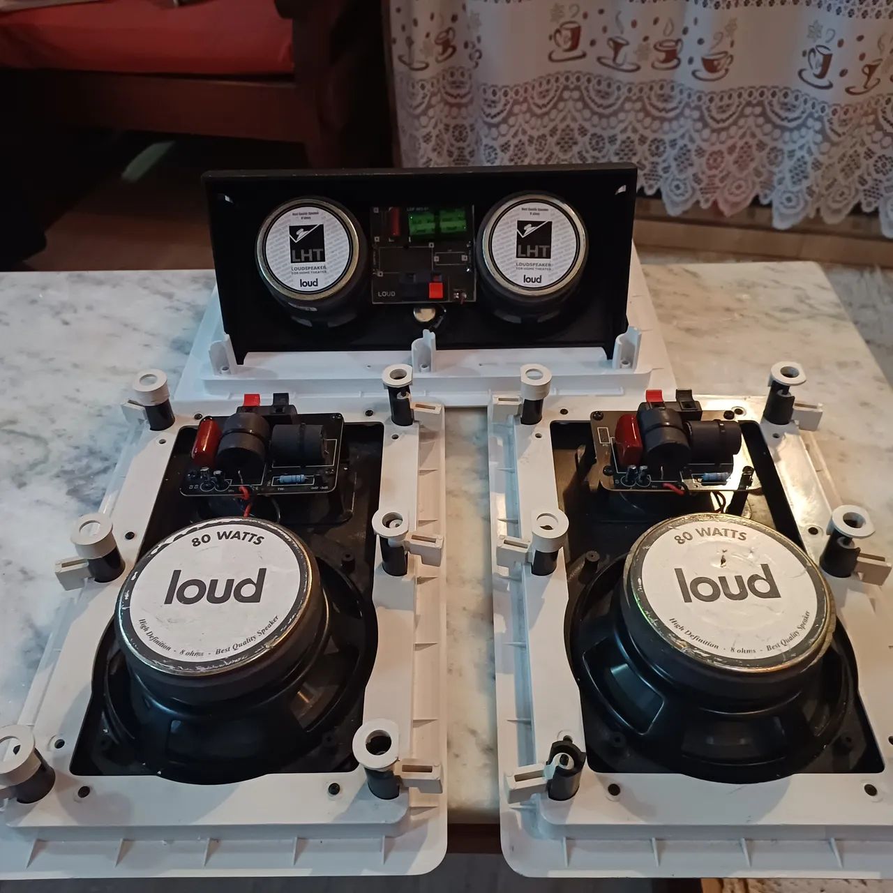 kit com  1 caixa loud in linada LHT + 2 caixas loud teatangular - Foto 3
