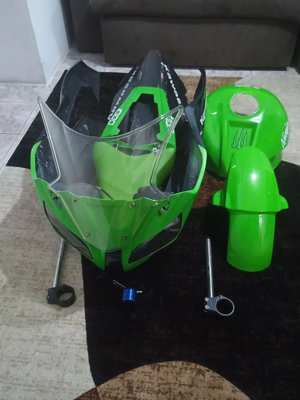 Carenagem de pista e Rua zx10r 2010 a 2015. - Foto 3