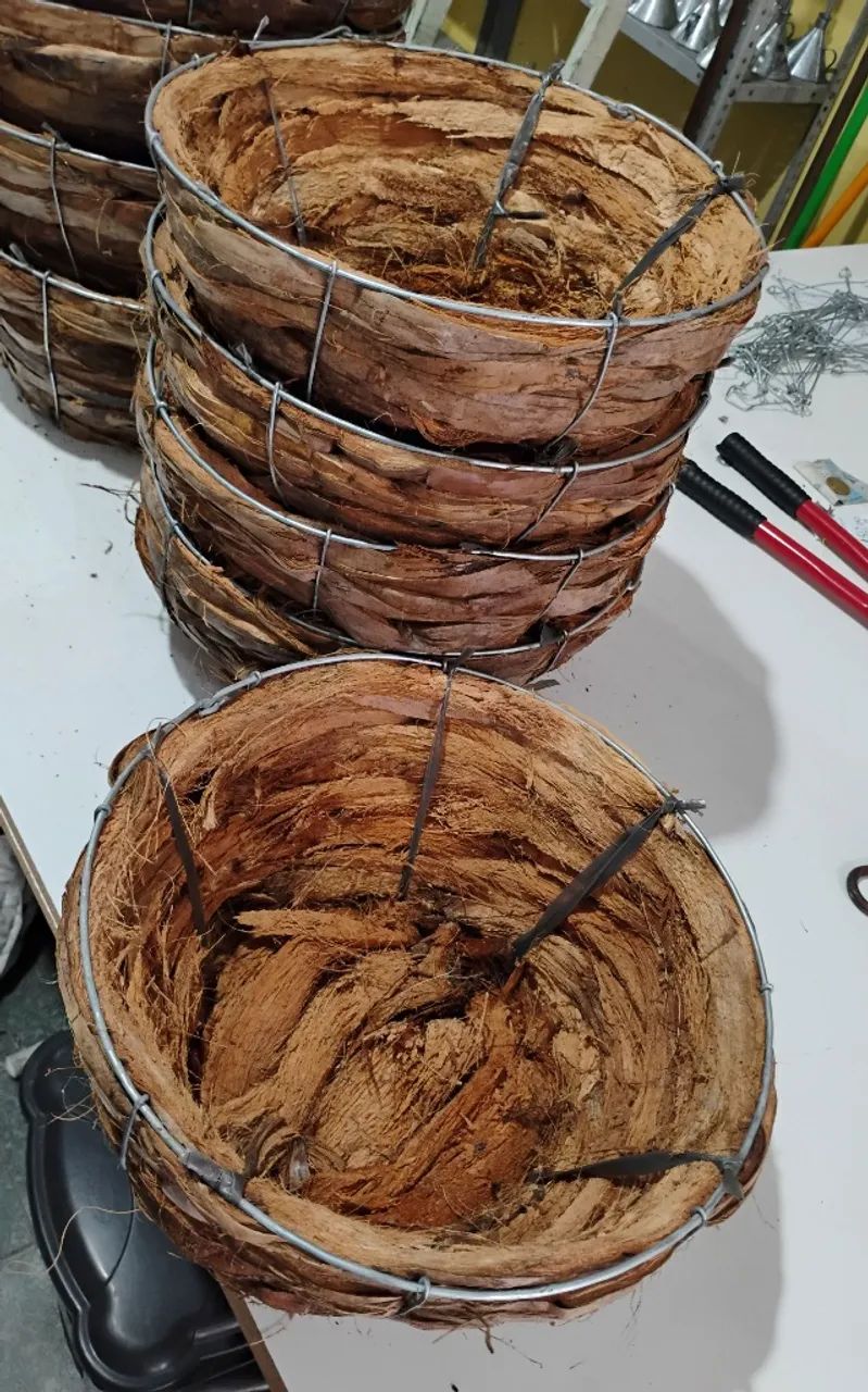 Cesta para plantas - 33cm de diâmetro - Foto 3