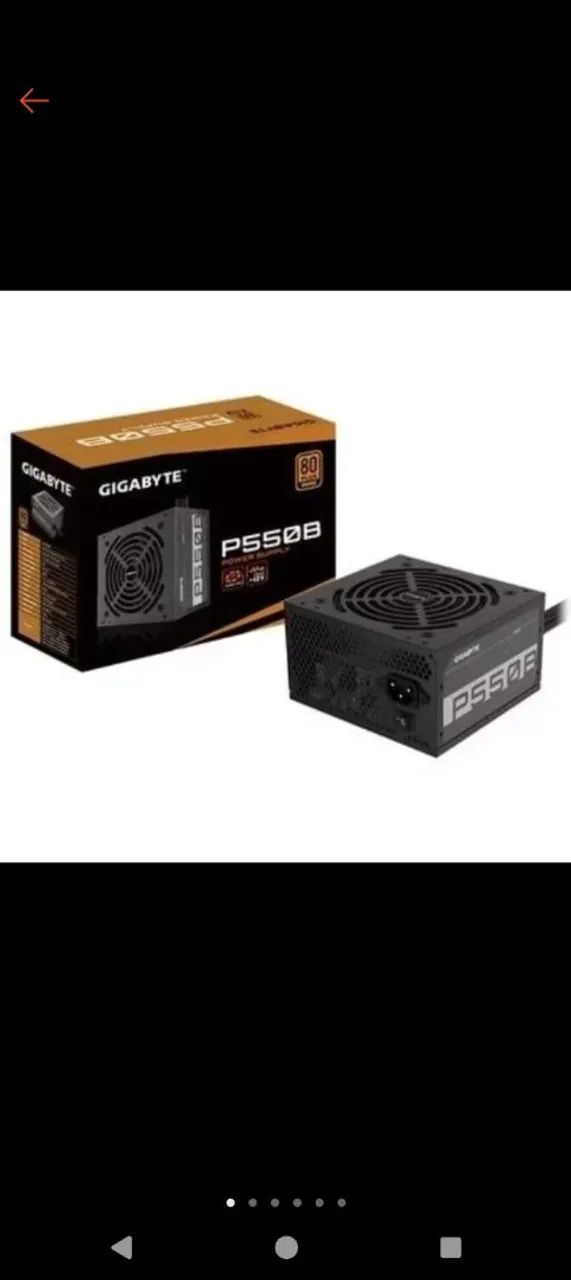 Fonte de Alimentação Gigabyte P550B 550W - Foto 2