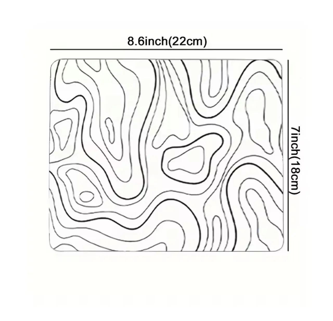 Mini Mousepad branco 