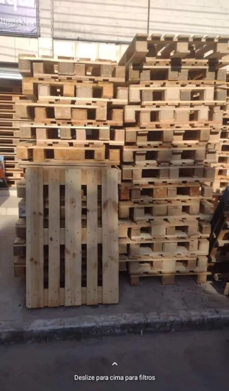 Paletes de madeira para comércio