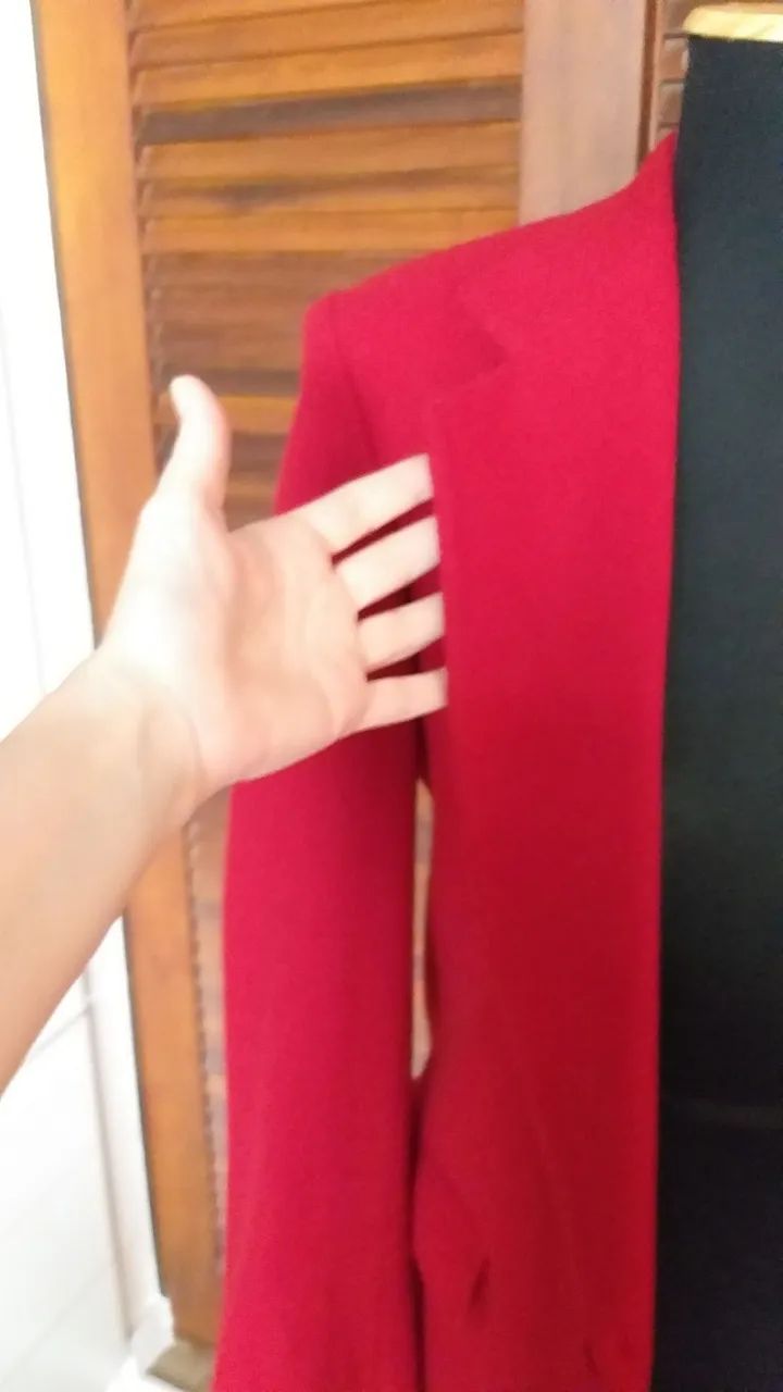 Casaco Feminino Vermelho - Foto 5