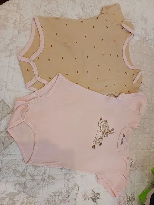 Lindo kit com 2 bodies manga curta tam GG