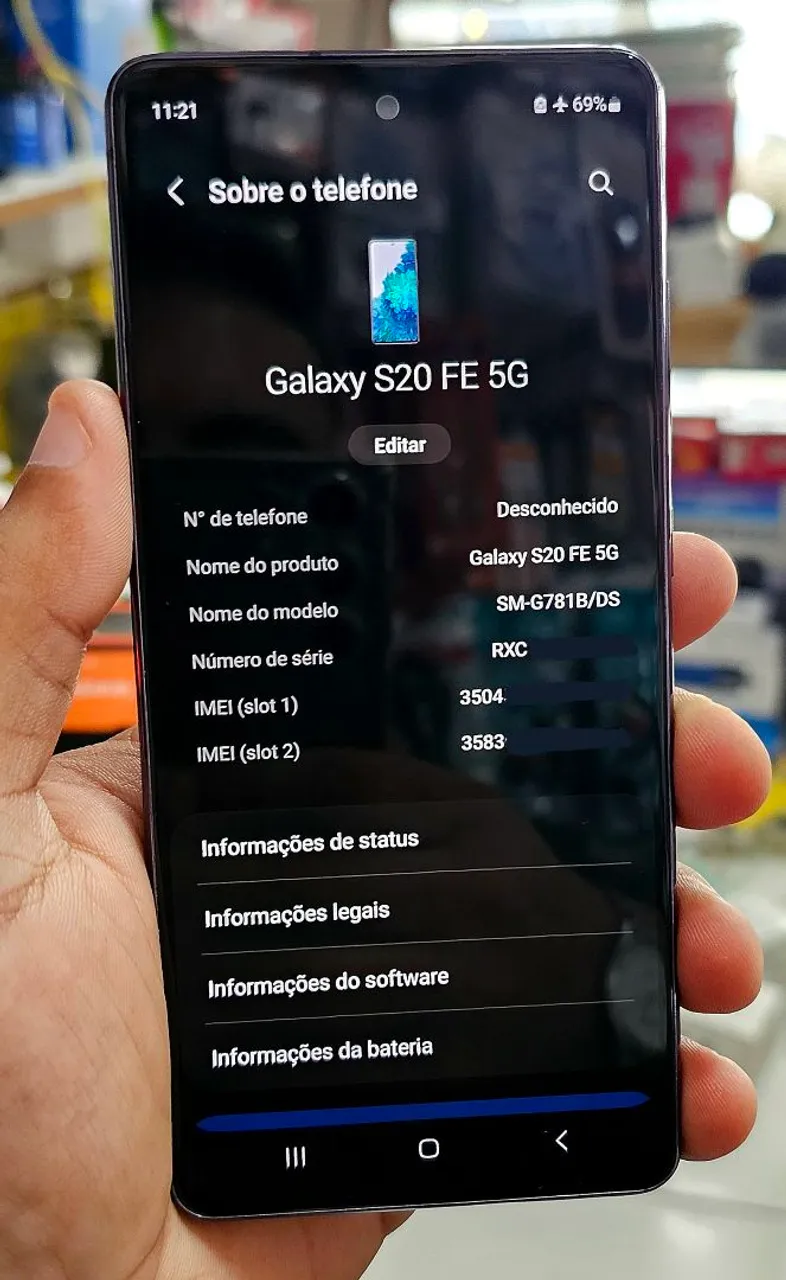 S20 FE 5G 128GB - LEIA
