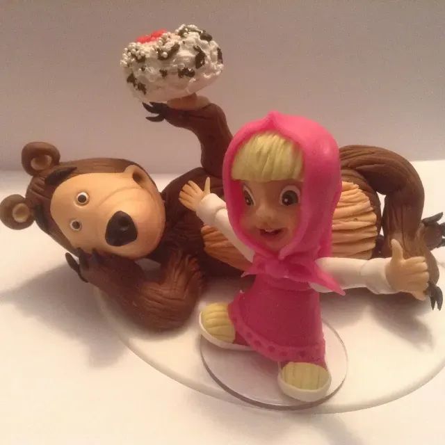 Conjunto Boneca Masha E O Urso. ( Biscuit) - Foto 2