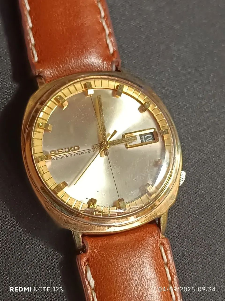 Relógio Seiko automático retrô 6619