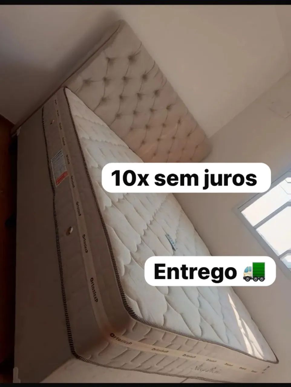 Cama box colchão e base AgorA