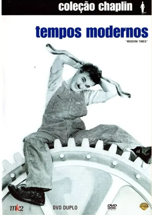 DVD Tempos Modernos - Coleção Chaplin - DVD Duplo, Novo e Lacrado - Foto 4