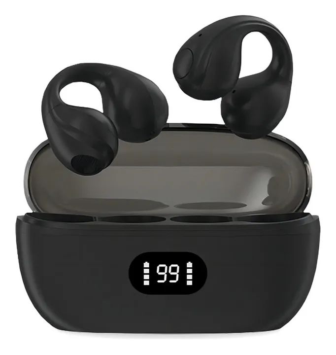 Fone de Ouvido Bluetooth TWS com Estojo de Carregamento